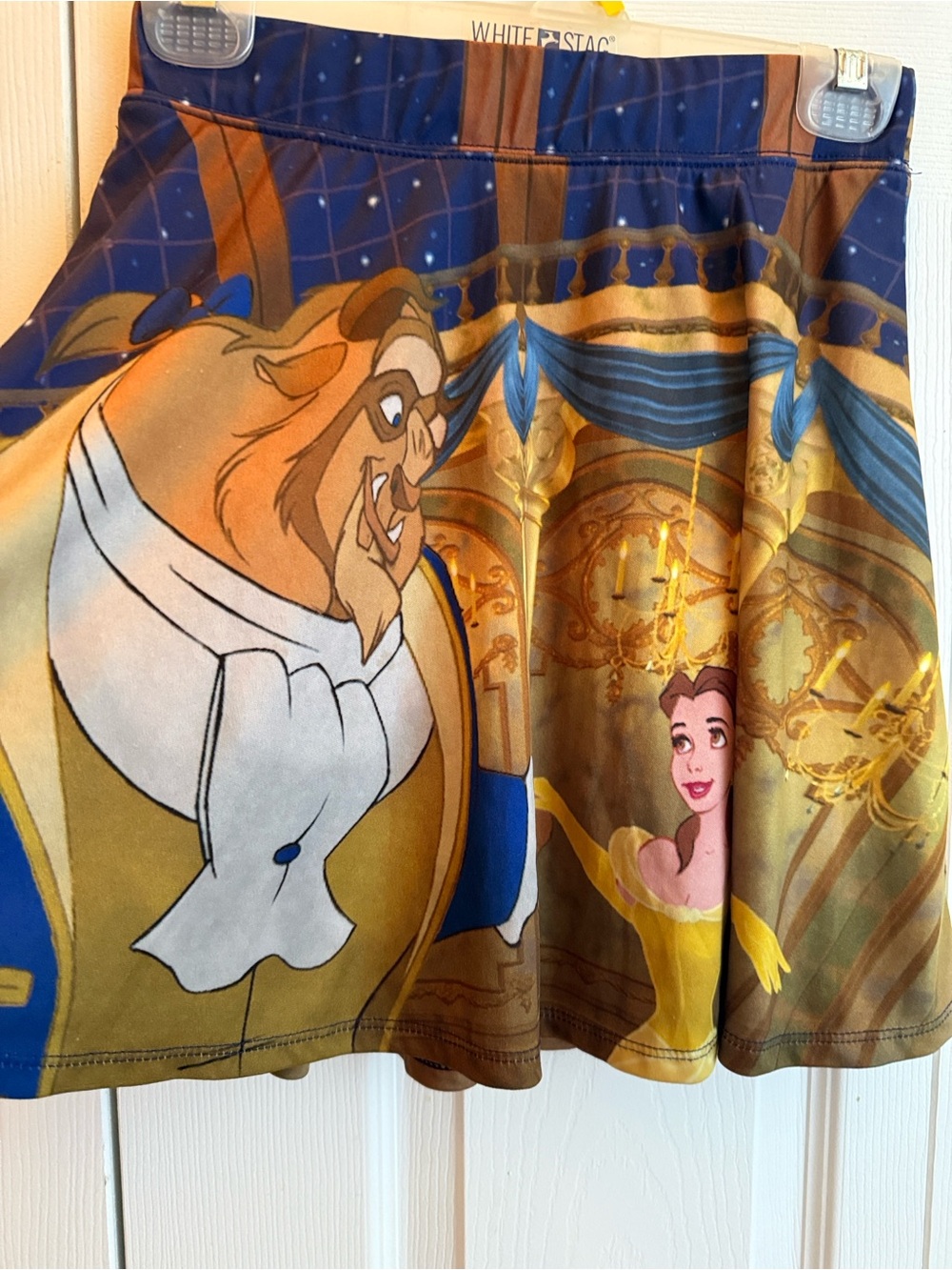 Disney’s Beauty & The Beast Skirt in Blue and Gold